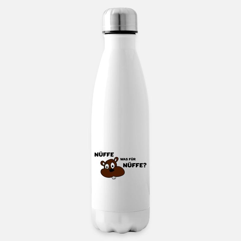 Nüffe was für Nüffe? - Isolierflasche - Weiß
