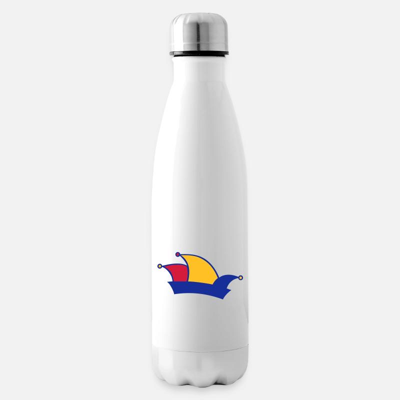 Bonnet de fou - Bouteille isotherme - blanc