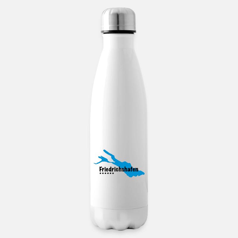 Friedrichshafen Bodensee - Insulated Water Bottle - white
