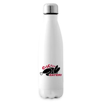 chicken_eater_gi2 - Insulated Water Bottle - white - Right
