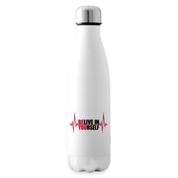 Be you Belive - Insulated Water Bottle - white - Right