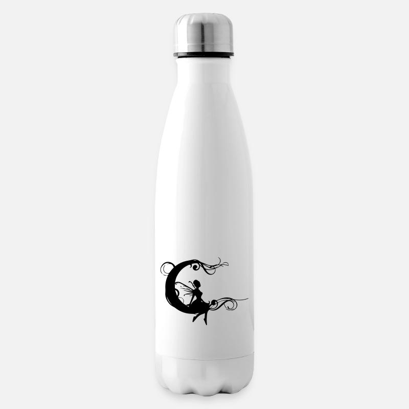 Feenmond keltisch - Isolierflasche - Weiß