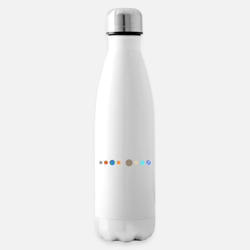 Solar system planets - Insulated Water Bottle - white