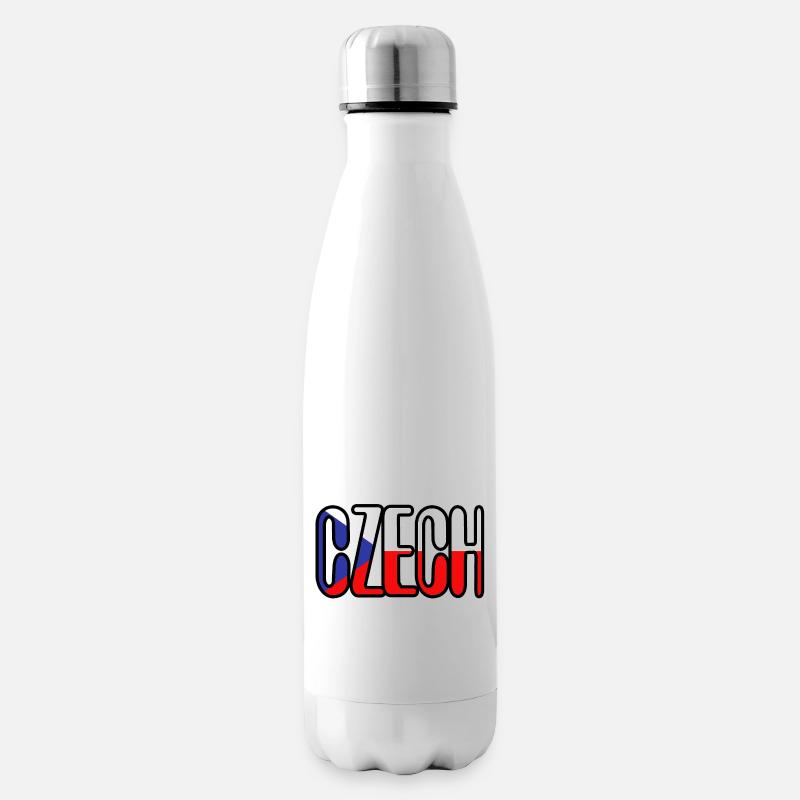 Ich liebe Tschechisch - Isolierflasche - Weiß