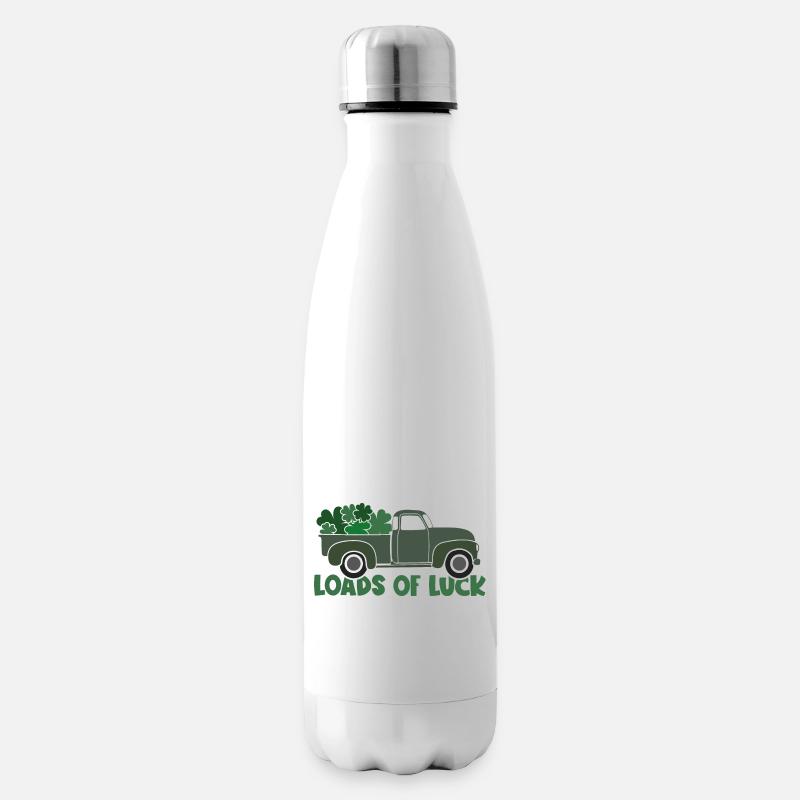 Viel Glück - Isolierflasche - Weiß