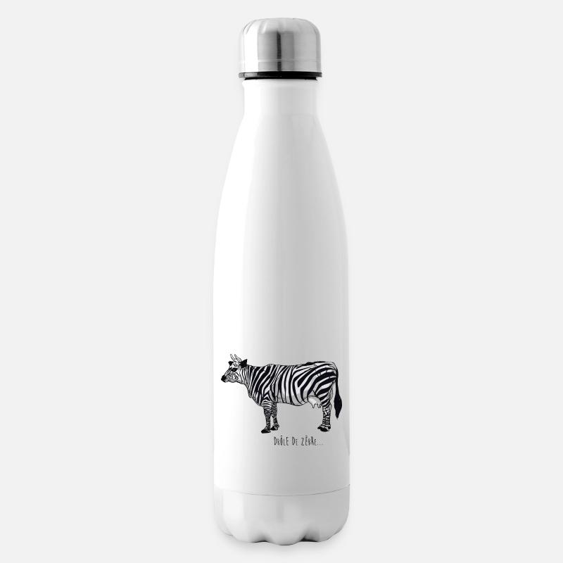 Drôle de zèbre - Bouteille isotherme - blanc