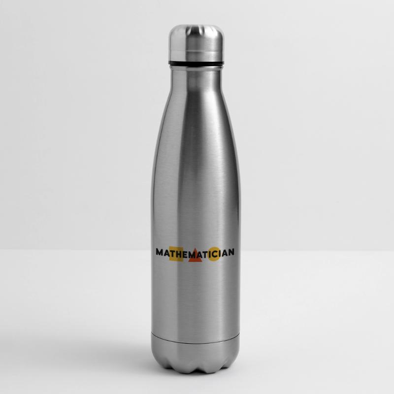 Mathematician (square, triangle, circle) Insulated Water Bottle