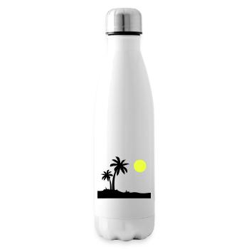 Île Palm - Bouteille isotherme - blanc - Droite