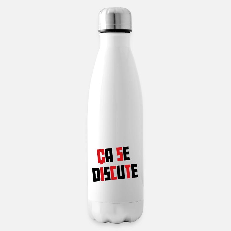 ca se discute - Bouteille isotherme - blanc