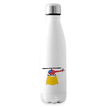 Hubschrauber Geburtstag 2 - Isolierflasche - Weiß - Rechts