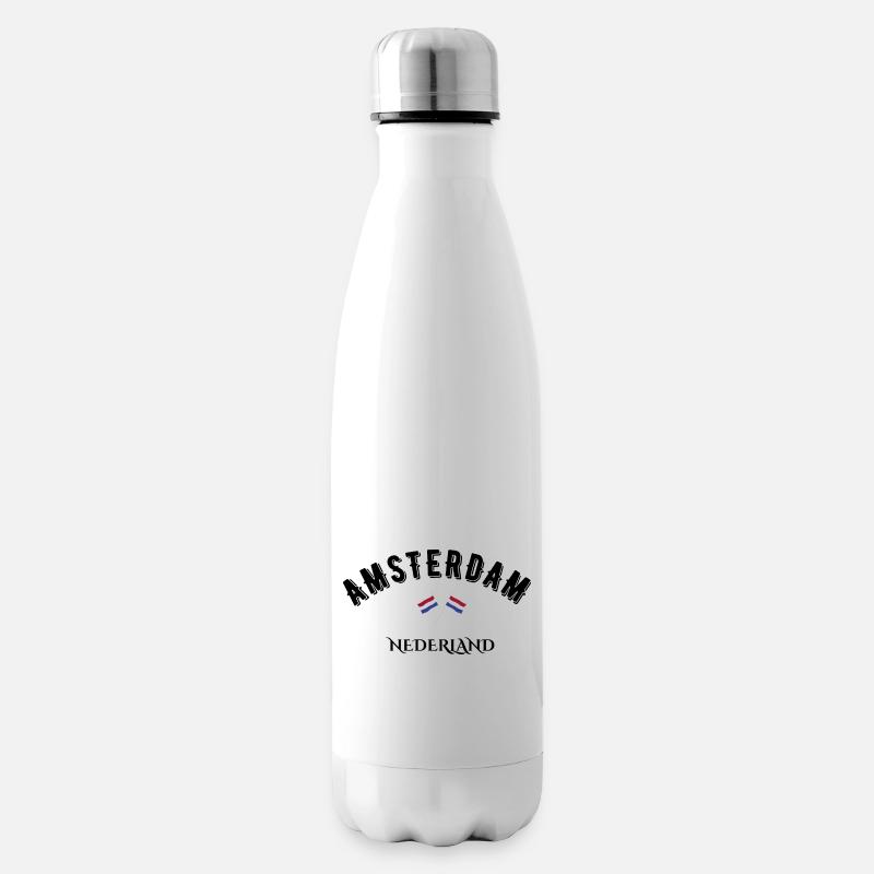 Amsterdam Nederland - Isolierflasche - Weiß