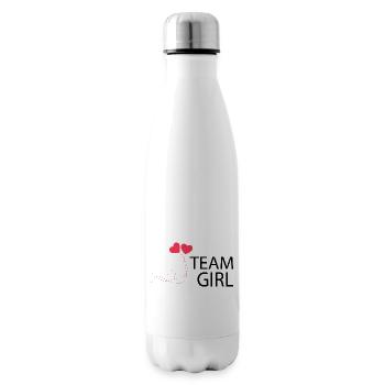 Schwangerschaft Babyparty Babyshower Boy Girl - Isolierflasche - Weiß - Rechts