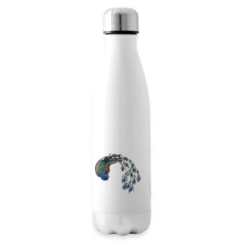 Peacock - Insulated Water Bottle - white - Right