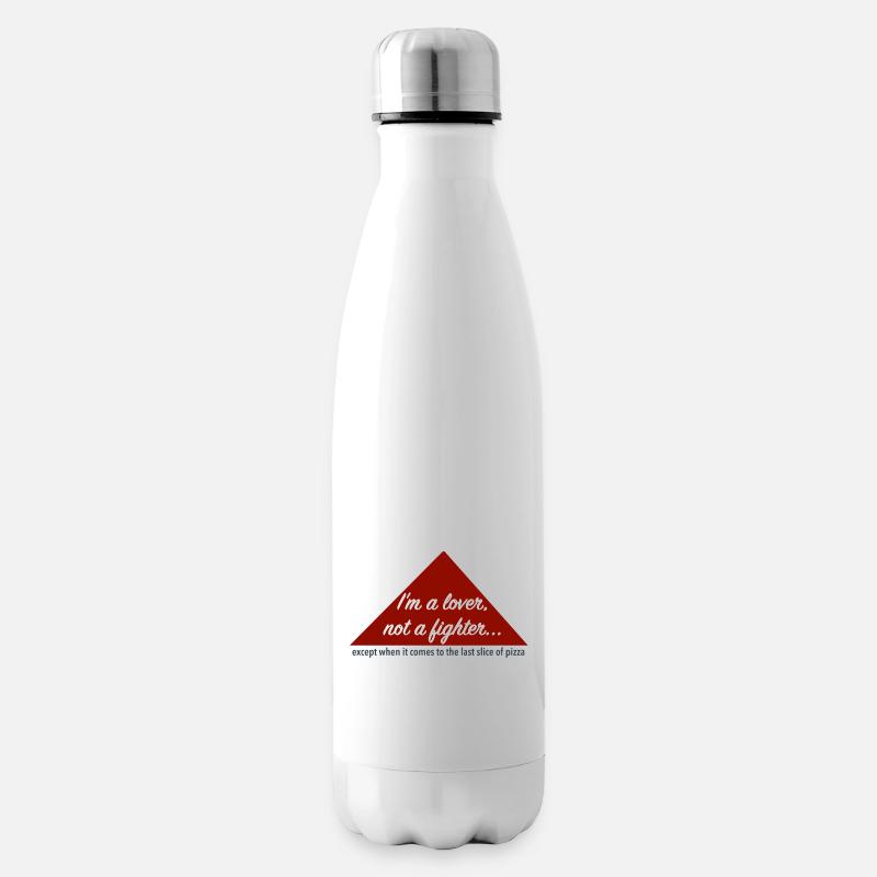 Lover not fighter - Bouteille isotherme - blanc