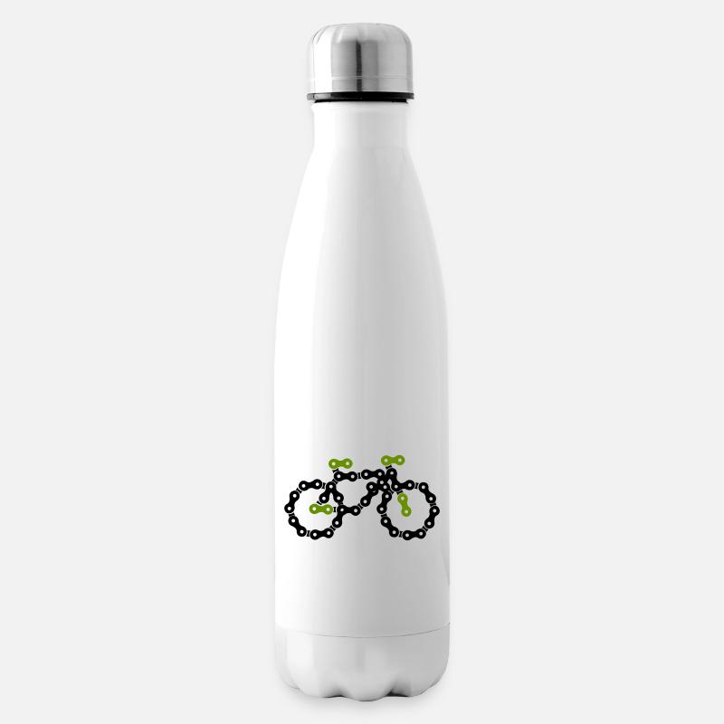 bike - Isolierflasche - Weiß