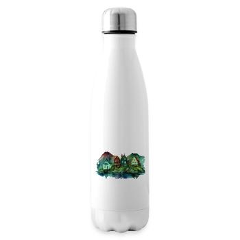 Schweden Schweden Schweden Skandinavien Reisekunst Kunst - Isolierflasche - Weiß - Rechts