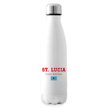 St. Lucia - Isolierflasche - Weiß - Rechts