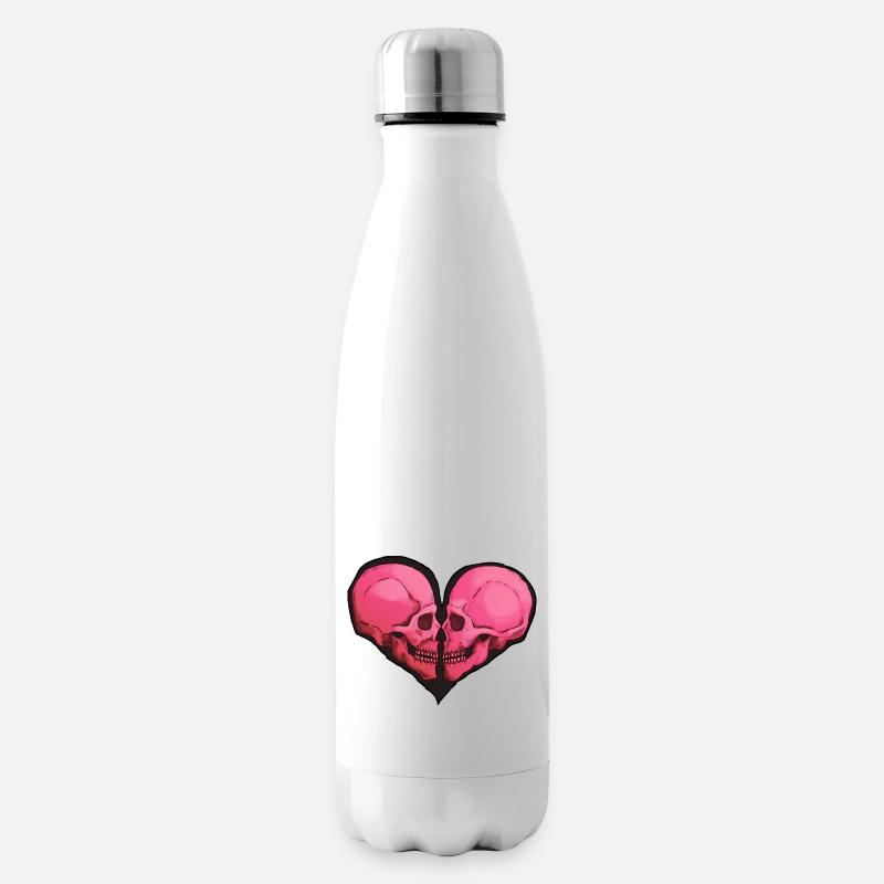 Skullheart - Isolierflasche - Weiß