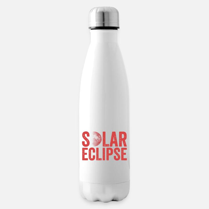 Solar Eclipse 2024 - Isolierflasche - Weiß