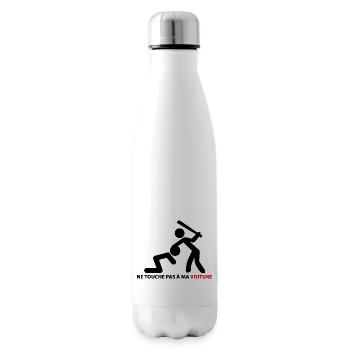Don't Touche my Car - Bouteille isotherme - blanc - Droite