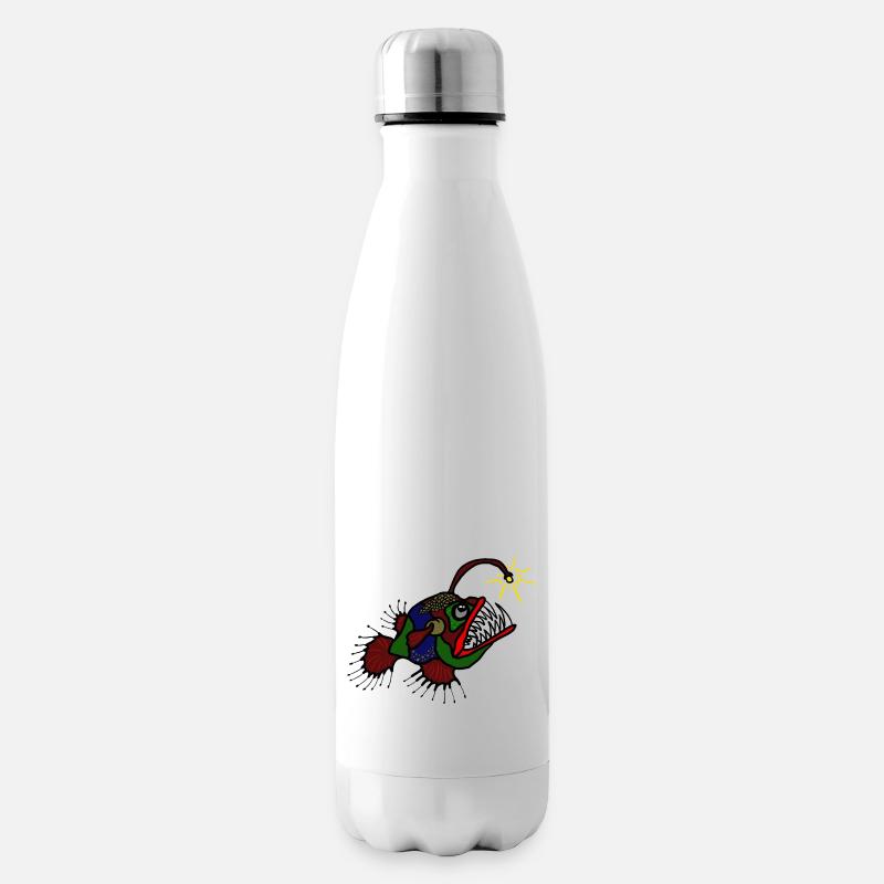 anglerFisch - Isolierflasche - Weiß