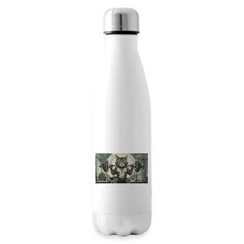 Pun ambiguous german expression - Muskelkater - Insulated Water Bottle - white - Right