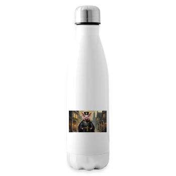 Pun ambiguous german expression – Schweinepriester - Insulated Water Bottle - white - Right
