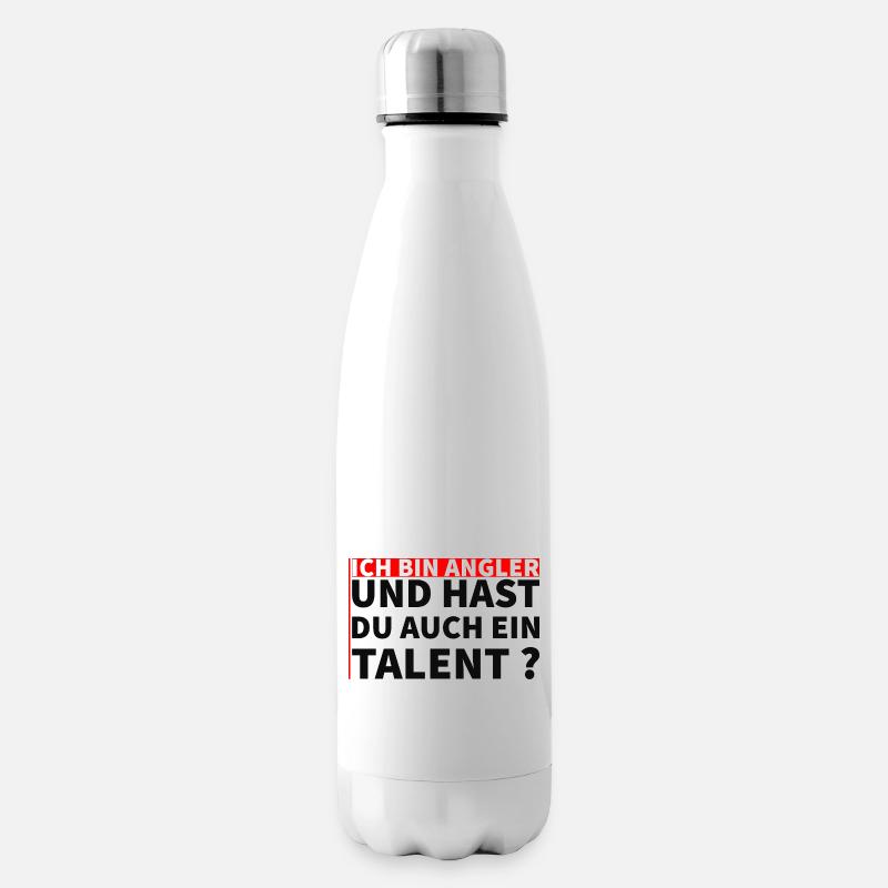 Ich bin Angler - hast du auch ein Talent? - Isolierflasche - Weiß