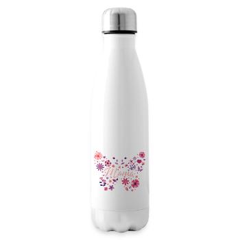 Mom Butterfly / Mother's Day - Insulated Water Bottle - white - Right