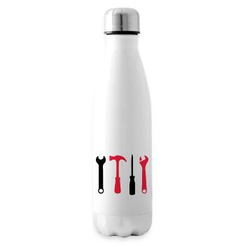 werkzeug symbole - Isolierflasche - Weiß - Rechts