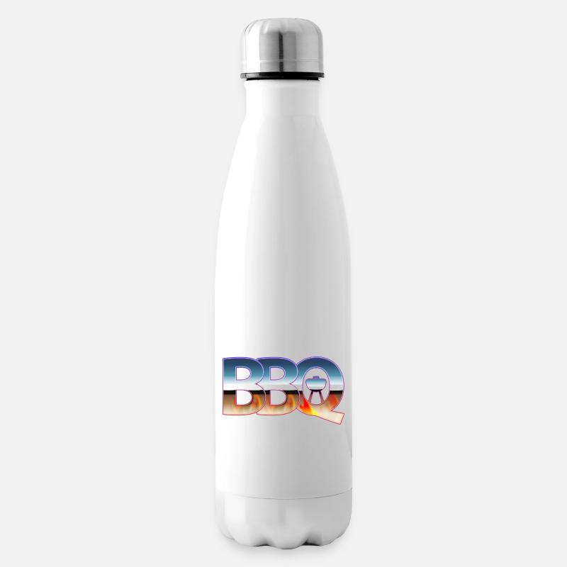 Barbecue - Bouteille isotherme - blanc