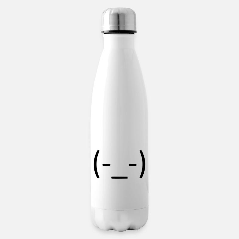 Just keep calm! 😑 - Insulated Water Bottle - white