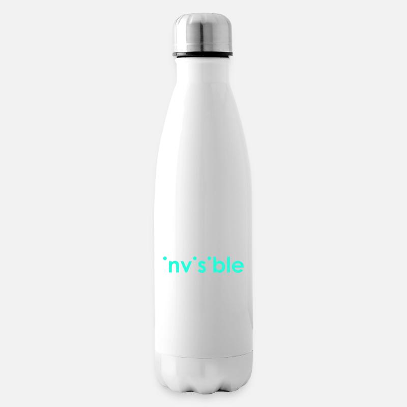 Invisible T - Isolierflasche - Weiß