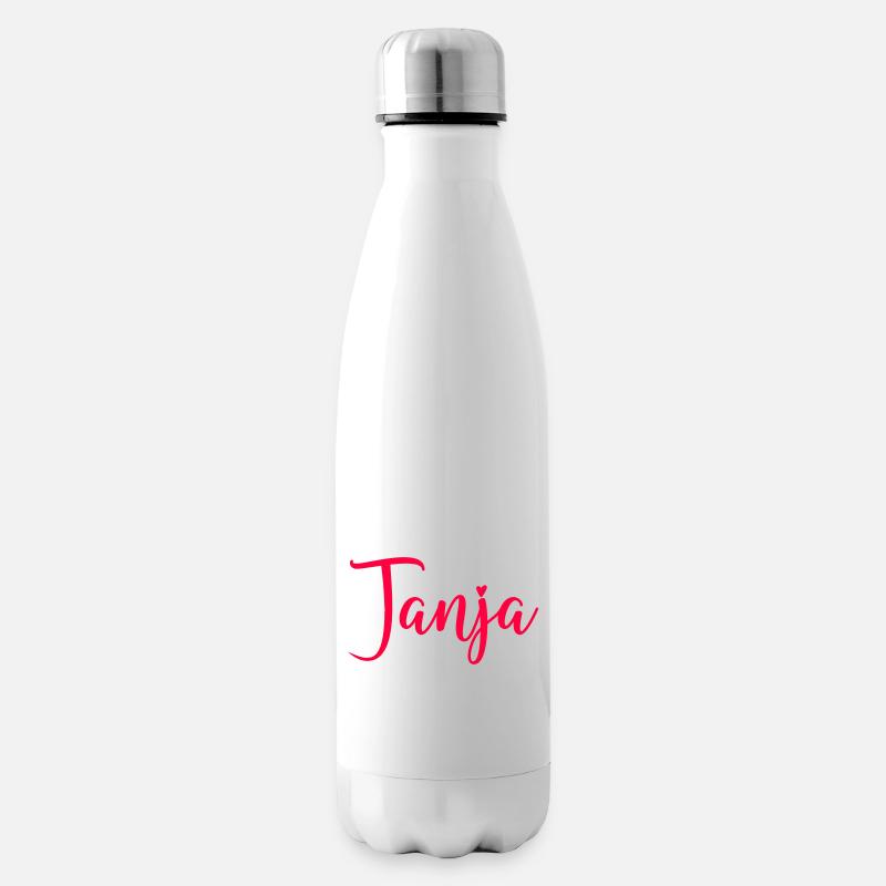 name tanja - Isolierflasche - Weiß
