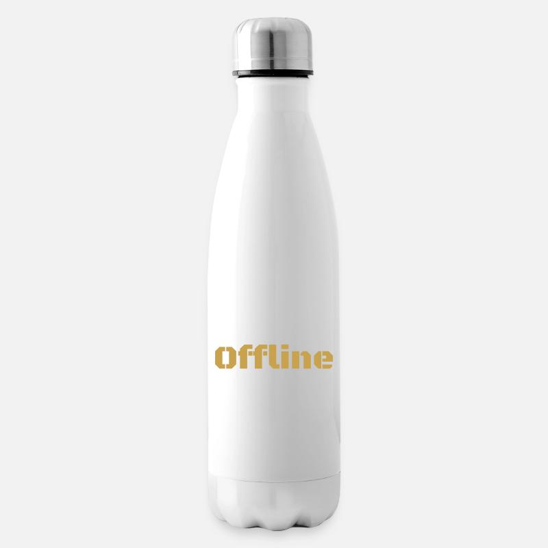 Offline - Isolierflasche - Weiß