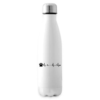Paw print - Insulated Water Bottle - white - Right