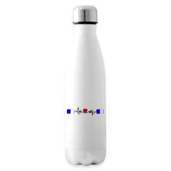 Spa Racing Heartbeat - Isolierflasche - Weiß - Rechts