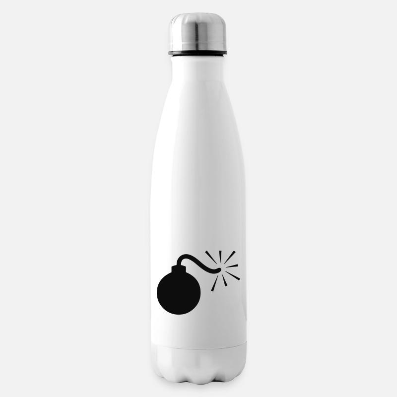 Mac Bomb - Insulated Water Bottle - white