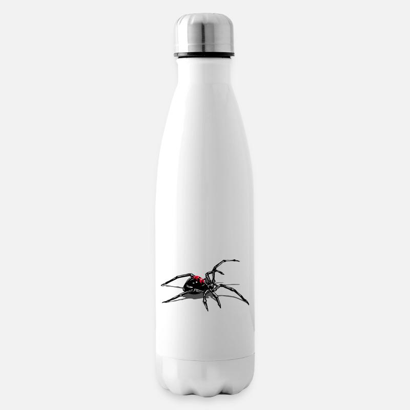 Spinnen - Isolierflasche - Weiß