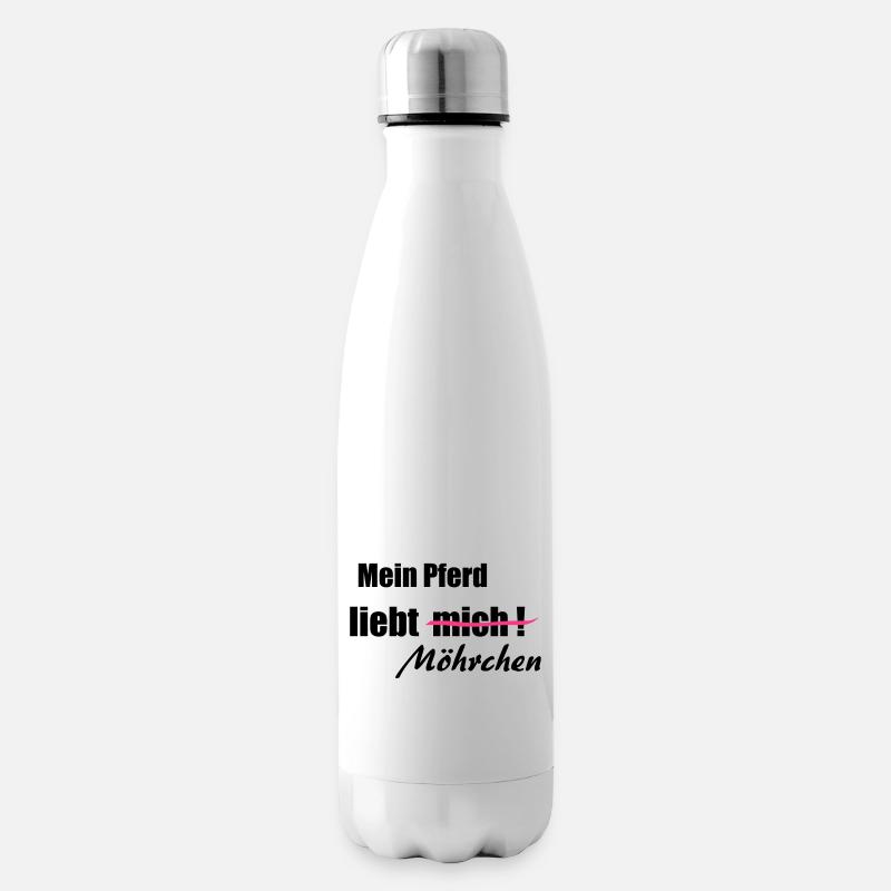 Möhrchen - Isolierflasche - Weiß