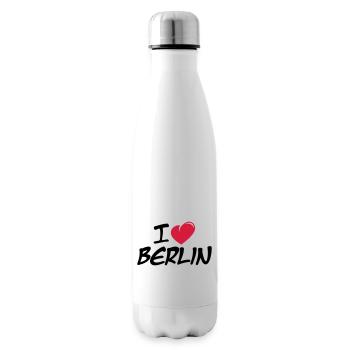 I love Berlin / Ich liebe Berlin - Insulated Water Bottle - white - Right