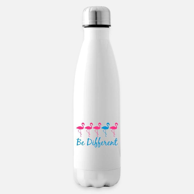 text unterschied be different viele team muster re - Isolierflasche - Weiß