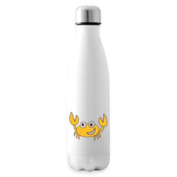 Krebs - Isolierflasche - Weiß - Rechts