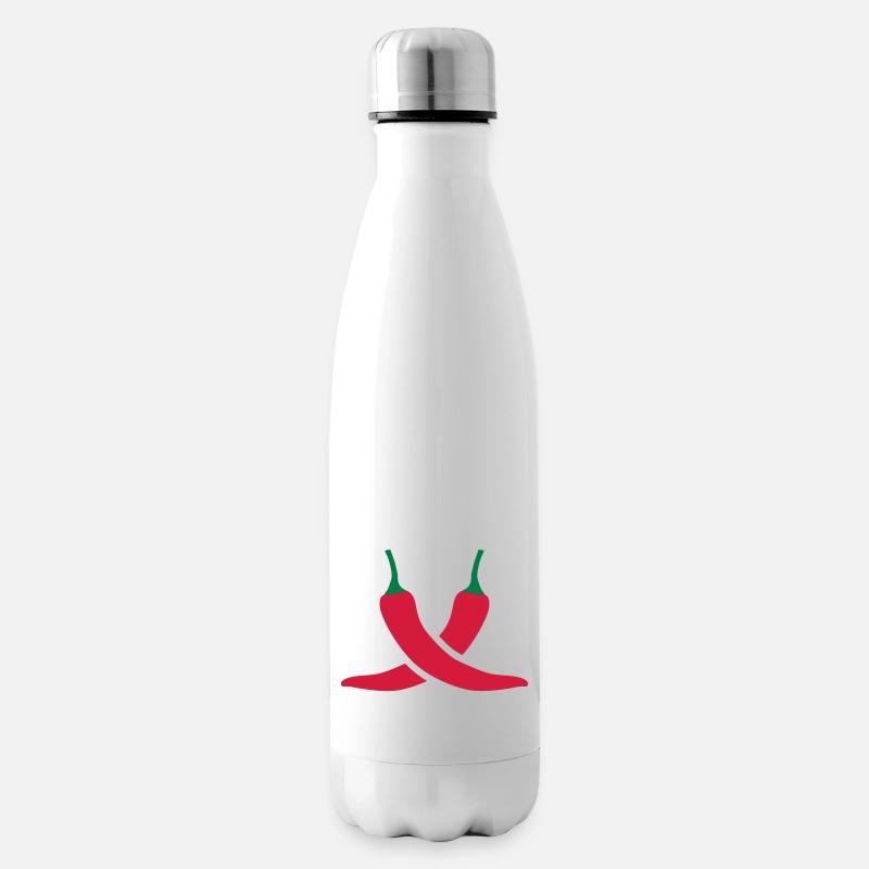 Chili - Isolierflasche - Weiß
