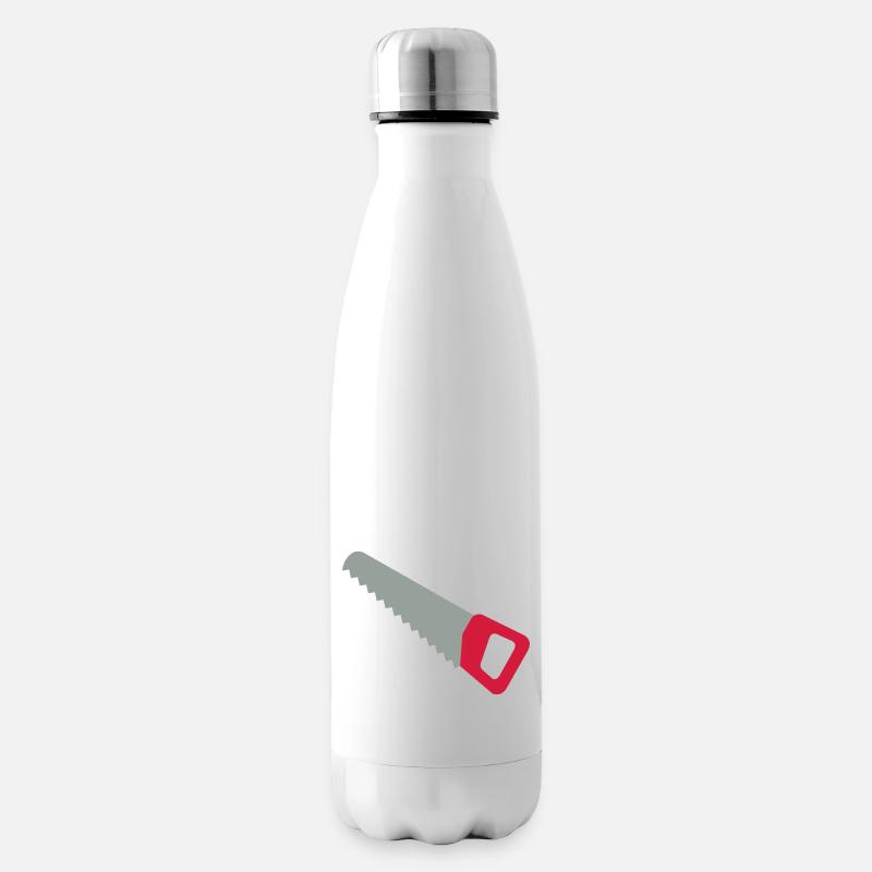 Säge - Isolierflasche - Weiß