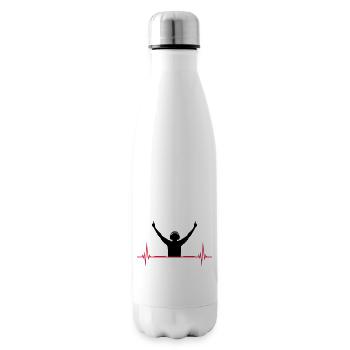 Conception de Pulse DJ - Bouteille isotherme - blanc - Droite