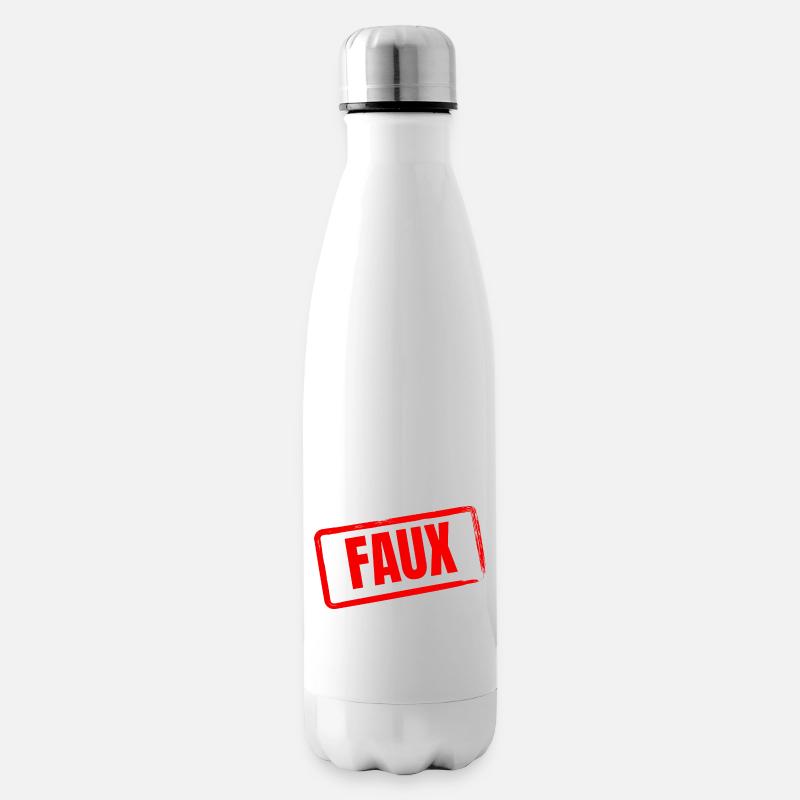 FAUX - Bouteille isotherme - blanc