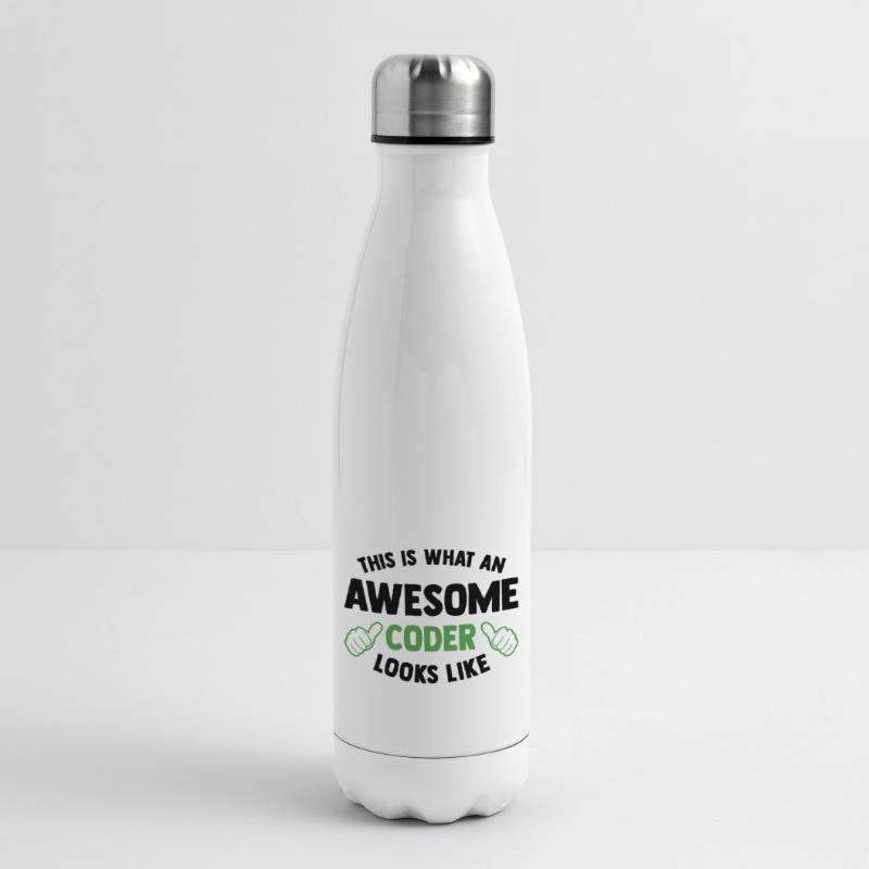 This Is What An Awesome Coder Looks Like Programmi Isolierflasche
