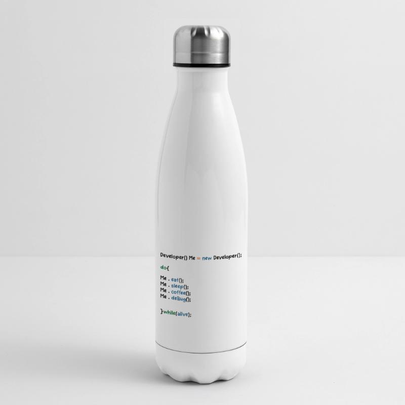 Developer Graphic Coder Programmer Computer Geek P Isolierflasche