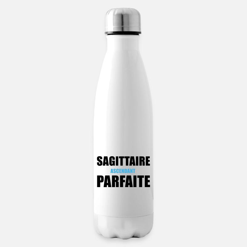 sagittaire ascendant parfaite - Bouteille isotherme - blanc